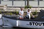 Amsterdam 1 juli 2015
Dirk en Suus Zeelenberg varen met hun sloep (boot) over de amsterdamse grachten