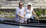 Amsterdam 1 juli 2015
Dirk en Suus Zeelenberg varen met hun sloep (boot) over de amsterdamse grachten