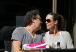 Amsterdam 29 juni 2015 
Dirk Zeelenberg met zijn vrouw Suus op terras