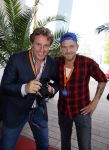 Rotterdam 9 augustus 2015
Edwin Smulders Johnny de Mol en Tomas v d Broek tijdens opnames van het rtl programma Down met Johnny. We gingen naar de premiere naar Wickie de Viking in het nieuwe Luxor.