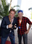 Rotterdam 9 augustus 2015
Edwin Smulders Johnny de Mol en Tomas v d Broek tijdens opnames van het rtl programma Down met Johnny. We gingen naar de premiere naar Wickie de Viking in het nieuwe Luxor.