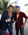 Rotterdam 9 augustus 2015
Edwin Smulders Johnny de Mol en Tomas v d Broek tijdens opnames van het rtl programma Down met Johnny. We gingen naar de premiere naar Wickie de Viking in het nieuwe Luxor.