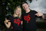 Bunnik 12 juli 2015
Enzo Knol en Dee v d Zeeuw met hun kleding.