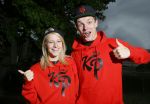 Bunnik 12 juli 2015
Enzo Knol en Dee v d Zeeuw met hun kleding.