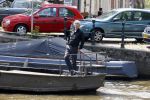 Amsterdam 16 juli 2016
Eric Breij op zijn boot op de grachten van Amsterdam