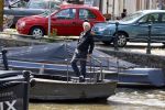 Amsterdam 16 juli 2016
Eric Breij op zijn boot op de grachten van Amsterdam