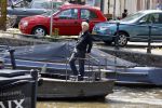 Amsterdam 16 juli 2016
Eric Breij op zijn boot op de grachten van Amsterdam