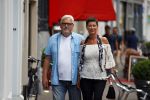 Den Haag 16 juli 2015
Verjaardagsfeestje Frits Huffnagel in Den Haag.
Ernst daniel Smid met vriendin