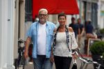 Den Haag 16 juli 2015
Verjaardagsfeestje Frits Huffnagel in Den Haag.
Ernst daniel Smid met vriendin