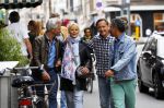 Amsterdam 8 juli 2015  
Frank Sanders met goede vriend Steve Moonen en Bas..en..