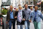 Amsterdam 8 juli 2015  
Frank Sanders met goede vriend Steve Moonen en Bas..en..
