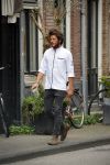 Amsterdam 12 juli 2015  
Freek v Noortwijk de vriend van Katja Schuurman