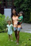 Zandvoort 12 juni 2015
Georgina Kwakye met haar twee kinderen