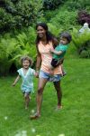 Zandvoort 12 juni 2015
Georgina Kwakye met haar twee kinderen