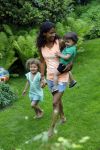 Zandvoort 12 juni 2015
Georgina Kwakye met haar twee kinderen
