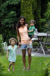 Zandvoort 12 juni 2015
Georgina Kwakye met haar twee kinderen