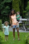 Zandvoort 12 juni 2015
Georgina Kwakye met haar twee kinderen