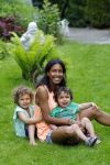 Zandvoort 12 juni 2015
Georgina Kwakye met haar twee kinderen
