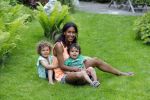 Zandvoort 12 juni 2015
Georgina Kwakye met haar twee kinderen