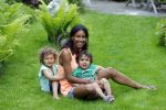Zandvoort 12 juni 2015
Georgina Kwakye met haar twee kinderen