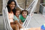 Zandvoort 12 juni 2015
Georgina Kwakye met haar twee kinderen