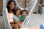 Zandvoort 12 juni 2015
Georgina Kwakye met haar twee kinderen