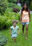 Zandvoort 12 juni 2015
Georgina Kwakye met haar twee kinderen
