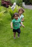 Zandvoort 12 juni 2015
Georgina Kwakye met haar twee kinderen