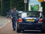 Amsterdam 14 juni 2015
Gerard Spong met zijn hondje in zijn nieuwe Bentley