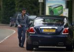 Amsterdam 14 juni 2015
Gerard Spong met zijn hondje in zijn nieuwe Bentley