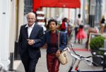 Den Haag 16 juli 2015
Verjaardagsfeestje Frits Huffnagel in Den Haag. Gerrit Zalm met vrouw