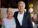 Amsterdam 14 juli 2015  
Premiere de Reunie in Tuschinski met in de hoofdrollen Daan Schuurmans en Thekla Reuten.
Thekla is zwanger en haar vriend Gijs Naber is er ook alsmede de zwangere Bracha v Doesburgh.
Gijs v d Westelaken met vrouw