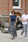 Amsterdam 26 juni 2015 
Isa Hoes met haar nieuwe korte kapsel (coup haar)