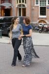 Amsterdam 26 juni 2015 
Isa Hoes met haar nieuwe korte kapsel (coup haar)