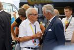 Utrecht 4 juli 2015
Tour de France start met de proloog in Utrecht. Koning Willem Alexander met burgemeester Jan v Zanen Joop Zoetemelk Richard Plugge (team Lotto  Jumbo)