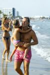 ibiza 29 juli 2015
Wendy v Dijk met Sem Lizzy haar moeder en man Erland Galjaard en zijn kinderen uit eerste huwelijk op strand van Coco beach. Herman den Blijker zijn zoon en vrouw alsmede John Ewbank dochter Day en Kelly Weekers zijn ook aanwezig