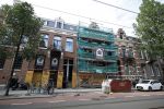 Amsterdam 8 juli 2015  
Johnny Heitinga en Charlotte en slager Evert Blauendraat in amsterdam zuid