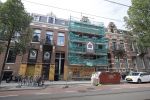 Amsterdam 8 juli 2015  
Johnny Heitinga en Charlotte en slager Evert Blauendraat in amsterdam zuid