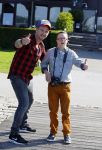 Rotterdam 9 augustus 2015
Edwin Smulders Johnny de Mol en Tomas v d Broek tijdens opnames van het rtl programma Down met Johnny. We gingen naar de premiere naar Wickie de Viking in het nieuwe Luxor.