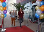Rotterdam 9 augustus 2015
Edwin Smulders Johnny de Mol en Tomas v d Broek tijdens opnames van het rtl programma Down met Johnny. We gingen naar de premiere naar Wickie de Viking in het nieuwe Luxor.