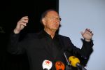 Amsterdam 19 juni 2015
Joop v d Ende geeft persconferentie dat hij 60% van Stage entertainment heeft verkocht aan CVC Capital. Jannine v d Ende is natuurlijk aanwezig.