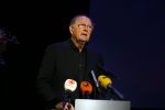 Amsterdam 19 juni 2015
Joop v d Ende geeft persconferentie dat hij 60% van Stage entertainment heeft verkocht aan CVC Capital. Jannine v d Ende is natuurlijk aanwezig.