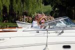 Nigtevecht 13 augustus 2015
Jurgen Smit en Milika Peterzon varen met hun boot en hond op de vecht.