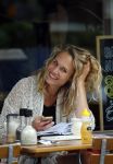 Amsterdam 12 augustus 2015
Kimberly Klaver op terras in Amsterdam zuid