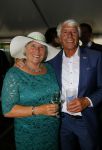 Haarzuilens 17 juni 2015
Haringparty op kasteel de Haar. Klaas Wilting met vrouw