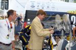 Utrecht 4 juli 2015
Tour de France start met de proloog in Utrecht. Koning Willem Alexander met burgemeester Jan v Zanen Joop Zoetemelk Richard Plugge (team Lotto  Jumbo)