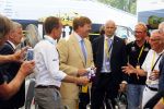 Utrecht 4 juli 2015
Tour de France start met de proloog in Utrecht. Koning Willem Alexander met burgemeester Jan v Zanen Joop Zoetemelk Richard Plugge (team Lotto  Jumbo)