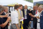 Utrecht 4 juli 2015
Tour de France start met de proloog in Utrecht. Koning Willem Alexander met burgemeester Jan v Zanen Joop Zoetemelk Richard Plugge (team Lotto  Jumbo)