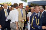 Utrecht 4 juli 2015
Tour de France start met de proloog in Utrecht. Koning Willem Alexander met burgemeester Jan v Zanen Joop Zoetemelk Richard Plugge (team Lotto  Jumbo)