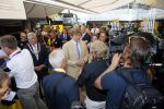 Utrecht 4 juli 2015
Tour de France start met de proloog in Utrecht. Koning Willem Alexander met burgemeester Jan v Zanen Joop Zoetemelk Richard Plugge (team Lotto  Jumbo)
